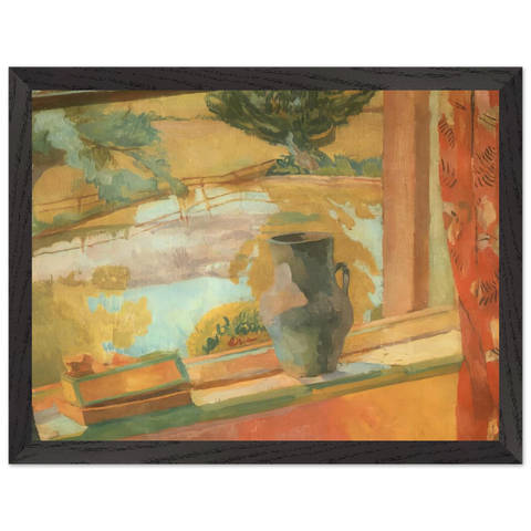 VIEW OF THE POND AT CHARLESTON 1919 by Vanessa Bell — Framed art print at Zephyeer