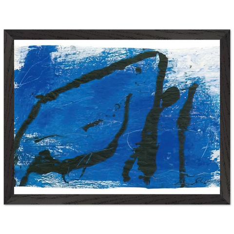 G-7 - 1987 by Emil Schumacher — Framed art print at Zephyeer