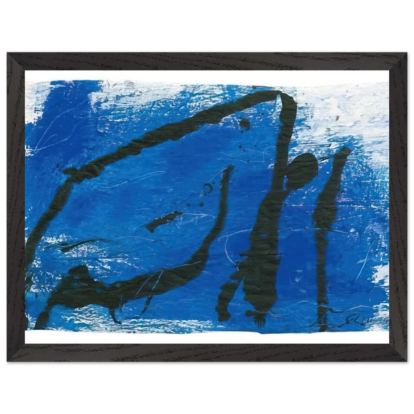 G-7 - 1987 by Emil Schumacher — Framed art print at Zephyeer