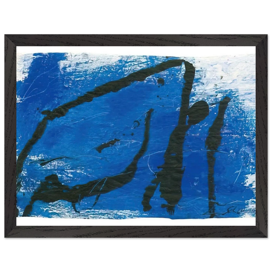 G-7 - 1987 by Emil Schumacher — Framed art print at Zephyeer
