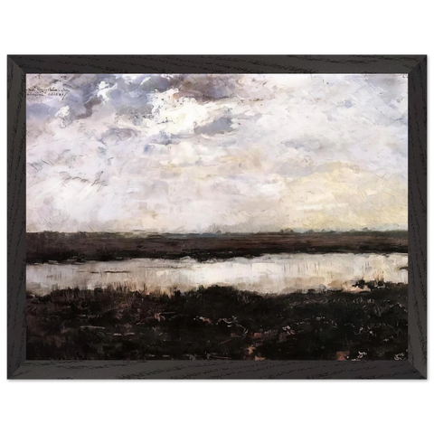 A POND IN CAMPINE 1884 by Theo van Rysselberghe — Framed art print at Zephyeer