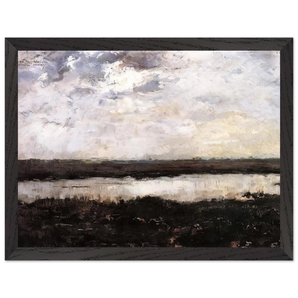 A POND IN CAMPINE 1884 by Theo van Rysselberghe — Framed art print at Zephyeer