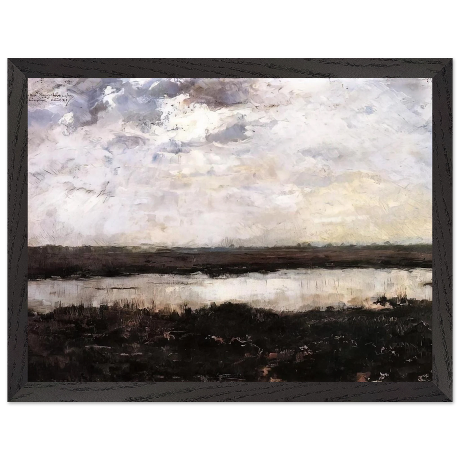 A POND IN CAMPINE 1884 by Theo van Rysselberghe — Framed art print at Zephyeer