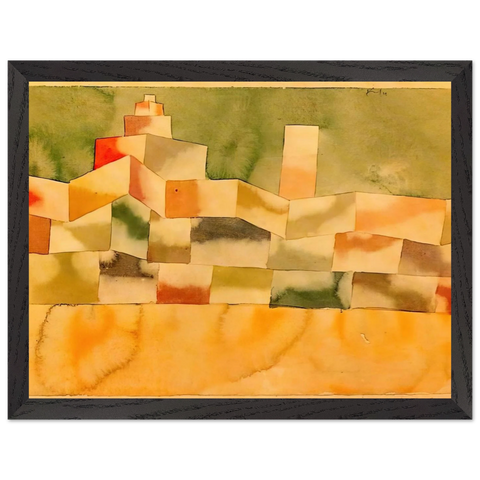 ORIENTAL ARCHITECTURE 1929 by Paul Klee — Framed art print at Zephyeer