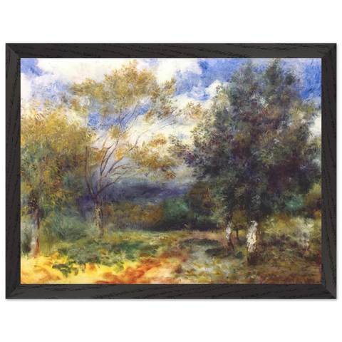 Landscape in the Sun by Pierre-Auguste Renoir — Framed art print at Zephyeer