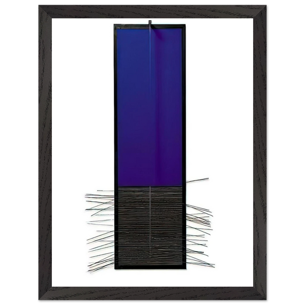 BLEU VERTICAL by Jesus Rafael Soto — Framed art print at Zephyeer