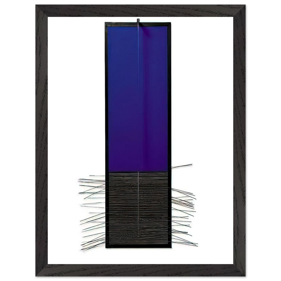 BLEU VERTICAL by Jesus Rafael Soto — Framed art print at Zephyeer