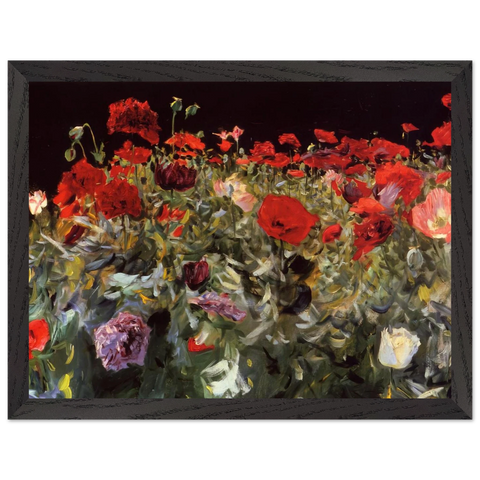 Poppies by John Singer Sargent — Framed art print at Zephyeer