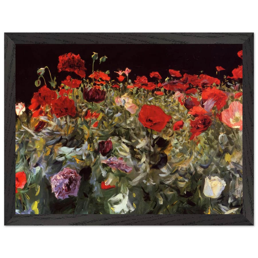 Poppies by John Singer Sargent — Framed art print at Zephyeer
