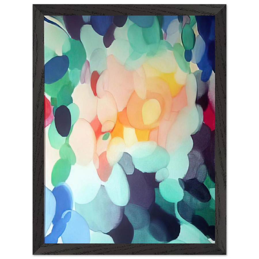Golden Center in the Ladder by Alice Baber — Framed art print at Zephyeer