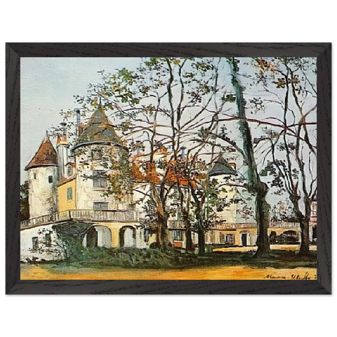 THE CASTLE by Maurice Utrillo — Framed art print at Zephyeer