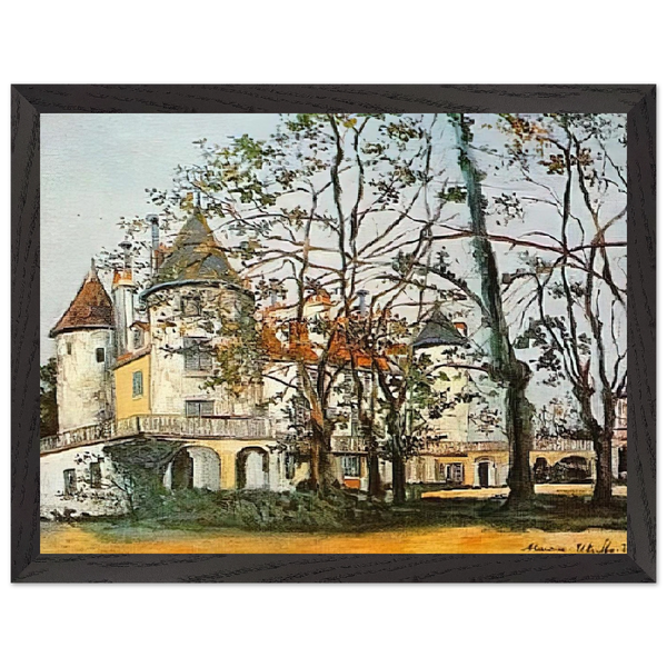THE CASTLE by Maurice Utrillo — Framed art print at Zephyeer