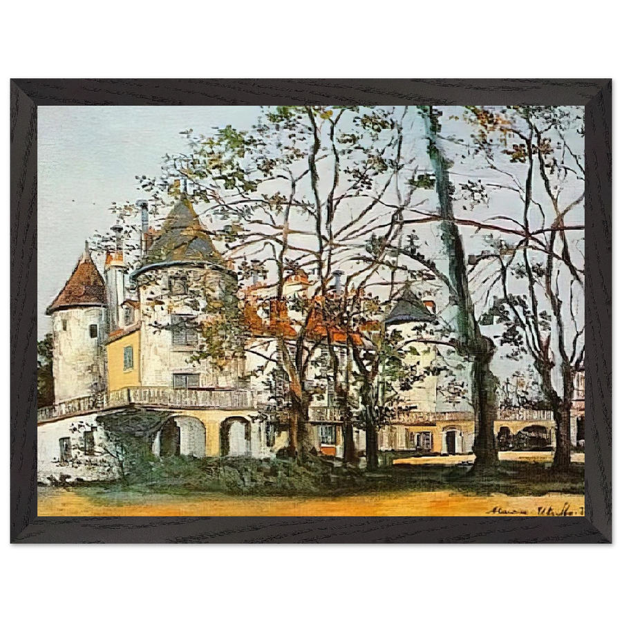 THE CASTLE by Maurice Utrillo — Framed art print at Zephyeer