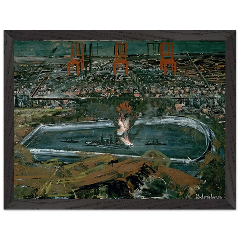 OPERATION SEA LION 1975 by Anselm Kiefer — Framed art print at Zephyeer