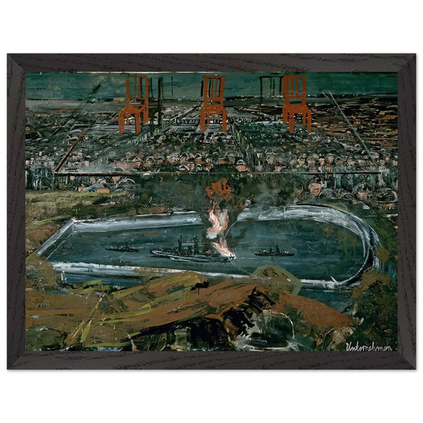 OPERATION SEA LION 1975 by Anselm Kiefer — Framed art print at Zephyeer