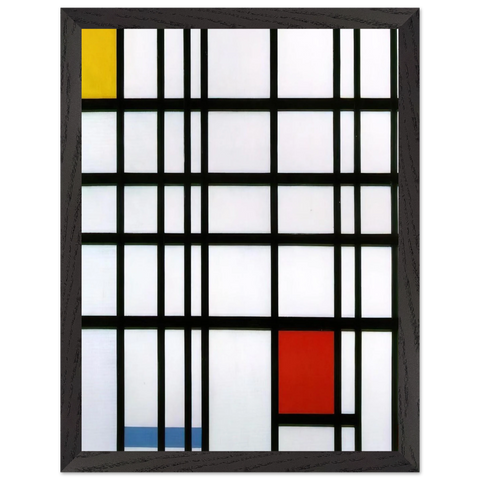 Composition with Red, Yellow and Blue by Piet Mondrian — Framed art print at Zephyeer