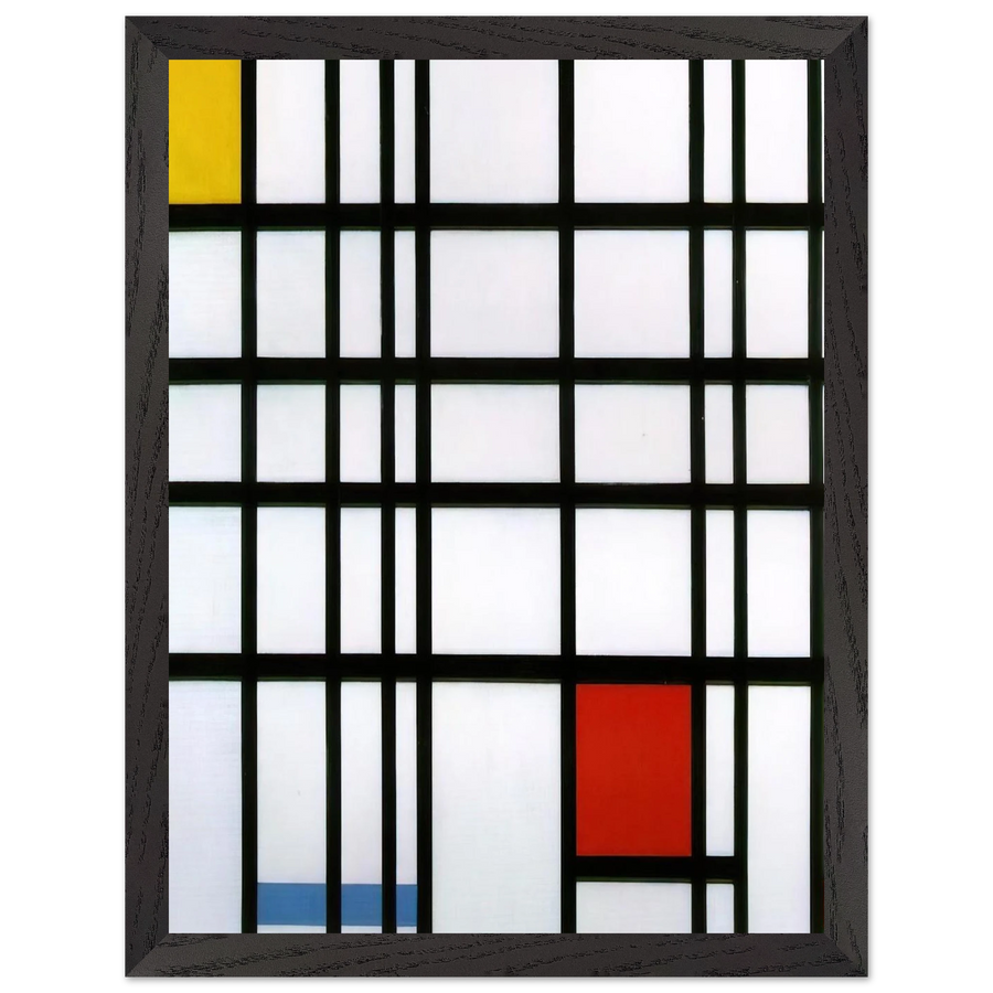 Composition with Red, Yellow and Blue by Piet Mondrian — Framed art print at Zephyeer