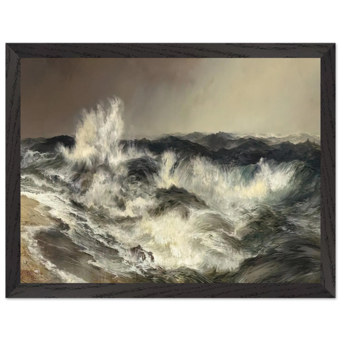 The Much Resounding Sea by Thomas Moran — Framed art print at Zephyeer