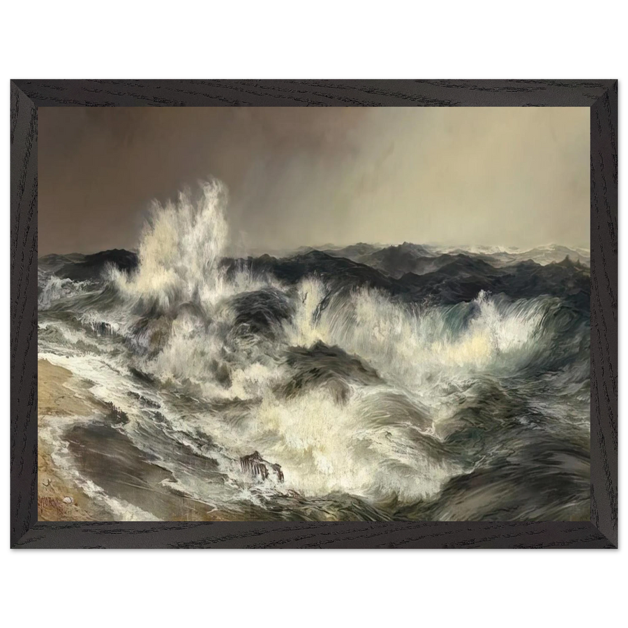 The Much Resounding Sea by Thomas Moran — Framed art print at Zephyeer