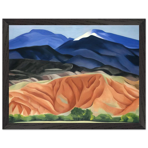 Black Mesa Landscape, New Mexico - Out Back of Mary`s II by Georgia O'Keeffe — Framed art print at Zephyeer