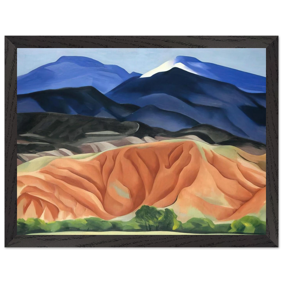 Black Mesa Landscape, New Mexico - Out Back of Mary`s II by Georgia O'Keeffe — Framed art print at Zephyeer