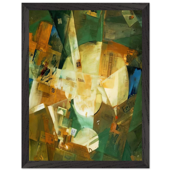 PICTURE WITH LIGHT CENTER 1919 by Kurt Schwitters — Framed art print at Zephyeer