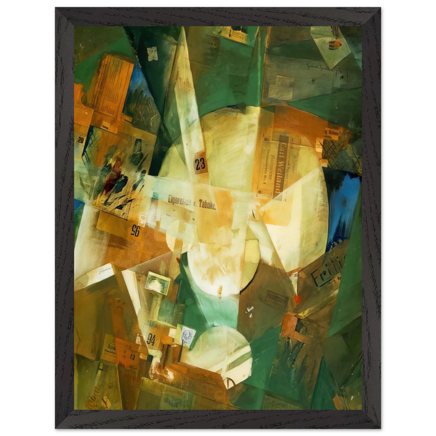 PICTURE WITH LIGHT CENTER 1919 by Kurt Schwitters — Framed art print at Zephyeer