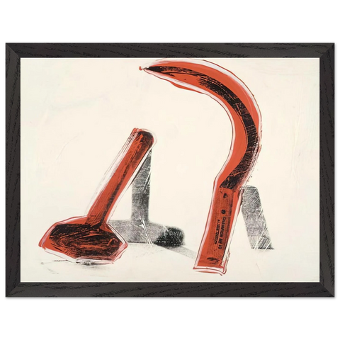 Hammer and Sickle by Andy Warhol — Framed art print at Zephyeer