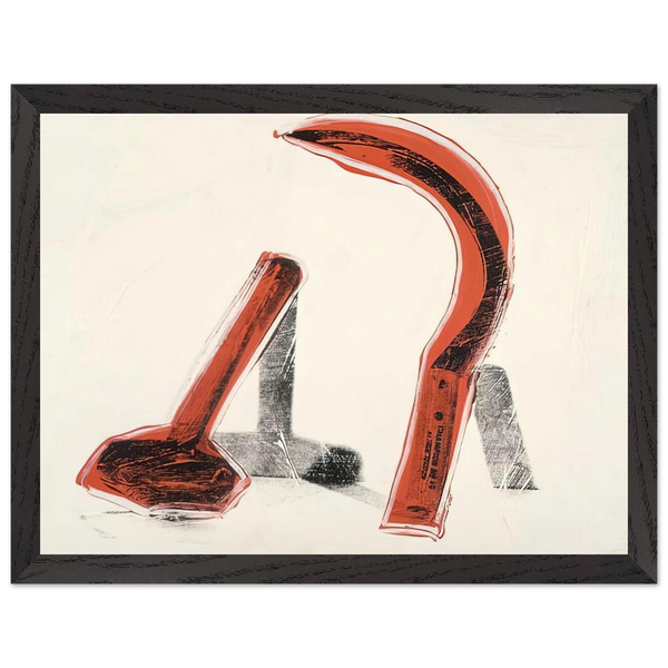 Hammer and Sickle by Andy Warhol — Framed art print at Zephyeer