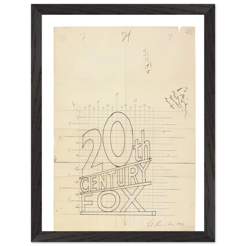 TRADEMARK GRID 1962 by Edward Ruscha — Framed art print at Zephyeer