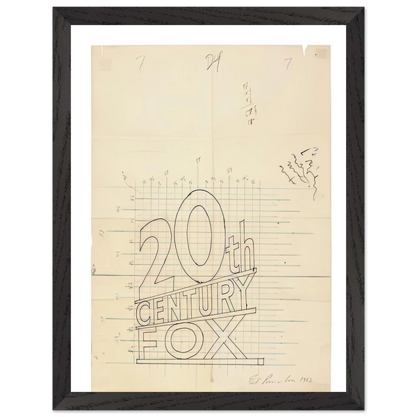 TRADEMARK GRID 1962 by Edward Ruscha — Framed art print at Zephyeer