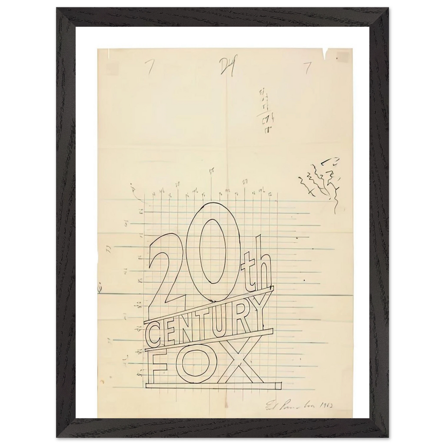 TRADEMARK GRID 1962 by Edward Ruscha — Framed art print at Zephyeer