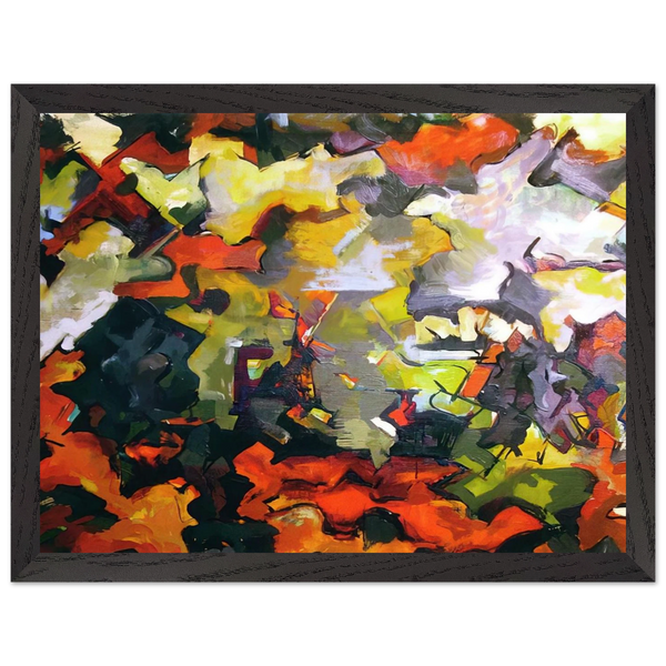 ABSTRACT LANDSCAPE 1950 by Audrey Flack — Framed art print at Zephyeer