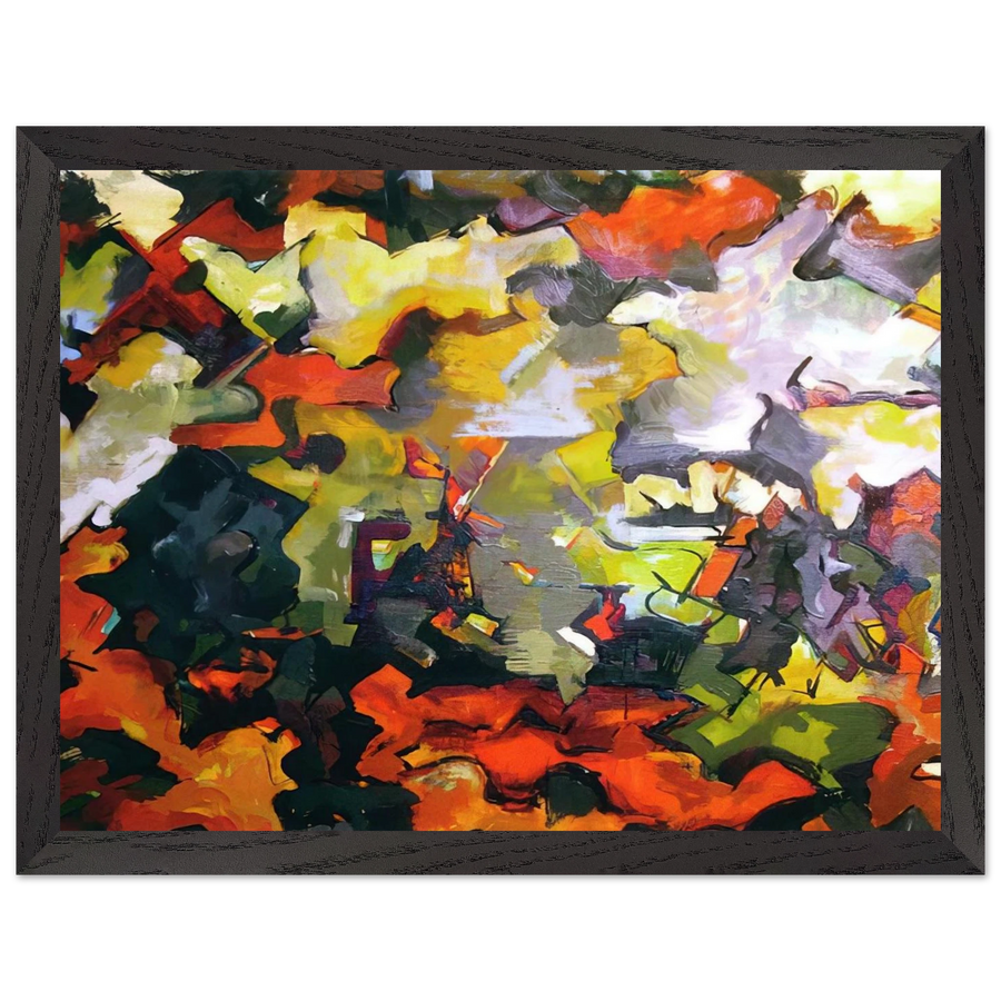 ABSTRACT LANDSCAPE 1950 by Audrey Flack — Framed art print at Zephyeer