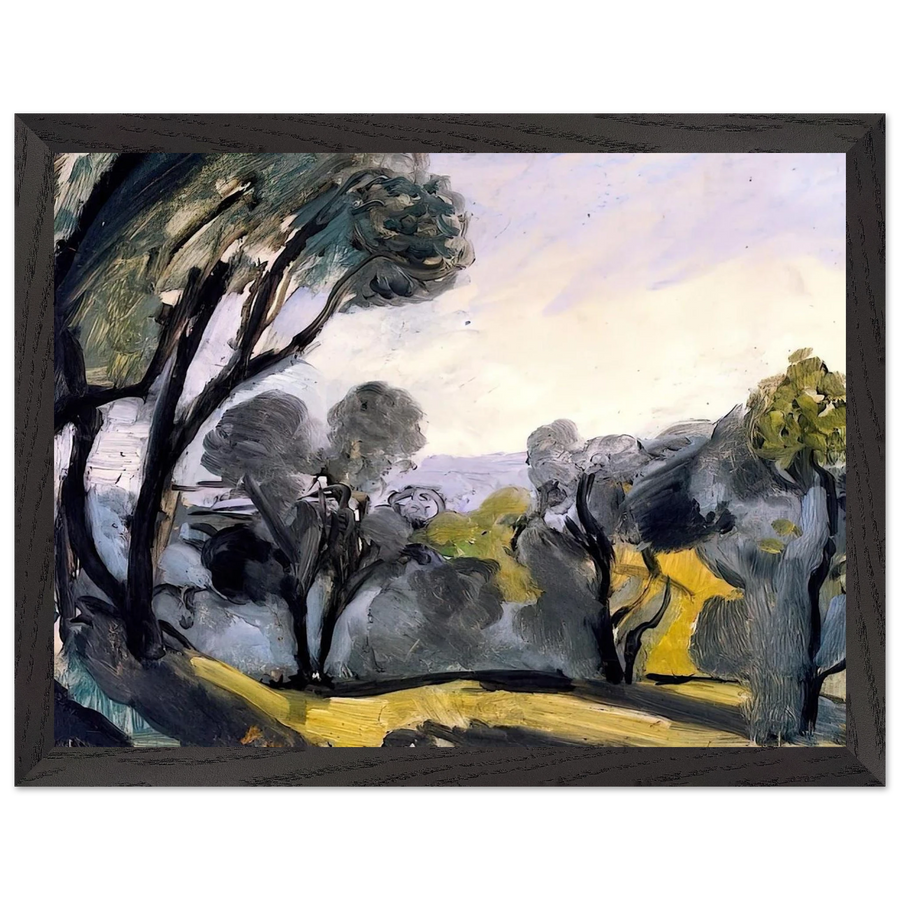 LANDSCAPE WITH OLIVE TREES 1918 by Henri Matisse — Framed art print at Zephyeer