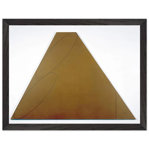 PLANE FIGURE III 1992 by Robert Mangold — Framed art print at Zephyeer