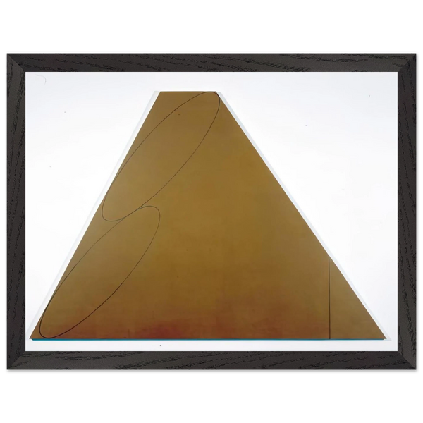 PLANE FIGURE III 1992 by Robert Mangold — Framed art print at Zephyeer