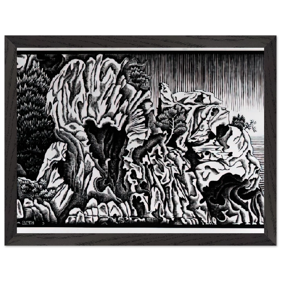 CALANCHE OF PIANA CORSICA FEBRUARY 1934 1934 by MC Escher — Framed art print at Zephyeer