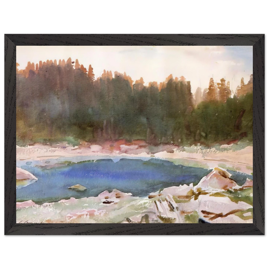 Lake in the Tyrol by John Singer Sargent — Framed art print at Zephyeer