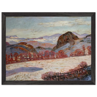 Saint-Sauves-d'Auvergne - 1900 France - Armand Guillaumin Framed Poster - 30x40 cm / 12x16" inches | Armand Guillaumin Framed Art Print