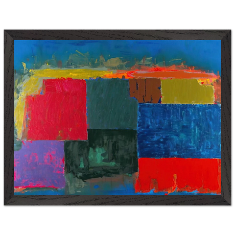 North Sound - 1979 by John Hoyland — Framed art print at Zephyeer