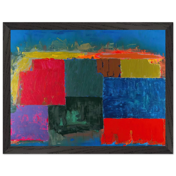 North Sound - 1979 by John Hoyland — Framed art print at Zephyeer
