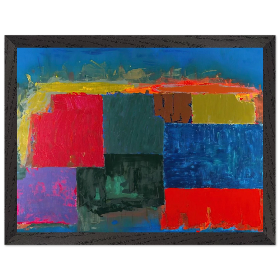 North Sound - 1979 by John Hoyland — Framed art print at Zephyeer