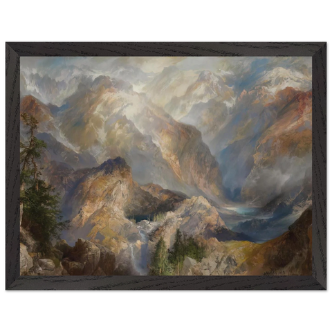 Morning in the Sierras by Thomas Moran — Framed art print at Zephyeer