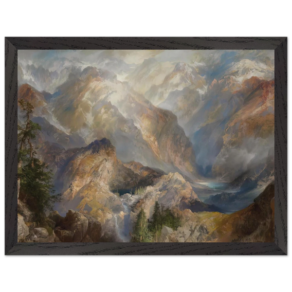 Morning in the Sierras by Thomas Moran — Framed art print at Zephyeer