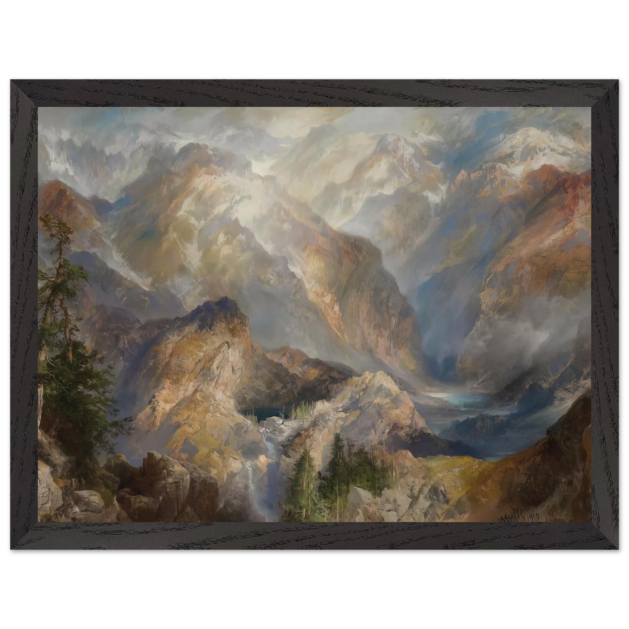Morning in the Sierras by Thomas Moran — Framed art print at Zephyeer