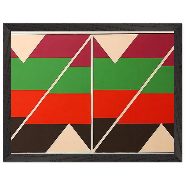Scissors Jack - 1974 by Larry Zox — Framed art print at Zephyeer