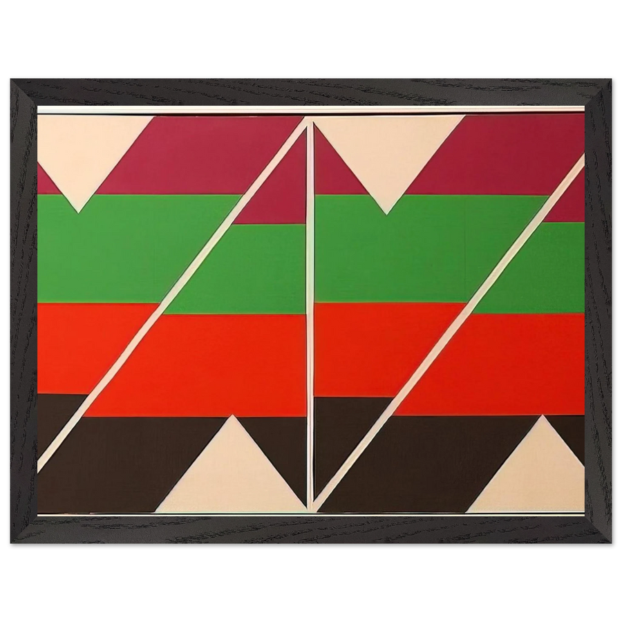 Scissors Jack - 1974 by Larry Zox — Framed art print at Zephyeer