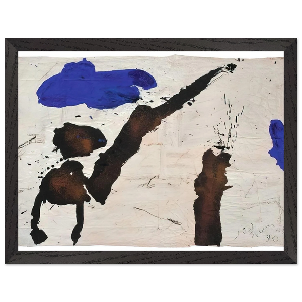 Gc-17 - 1990 by Emil Schumacher — Framed art print at Zephyeer
