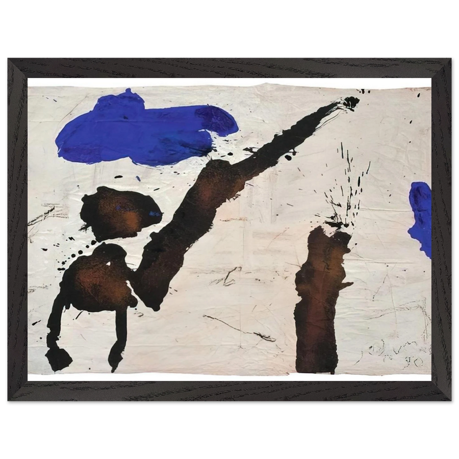 Gc-17 - 1990 by Emil Schumacher — Framed art print at Zephyeer